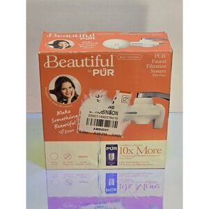 Beautiful by PUR Faucet Filtration System White Open Box Complete